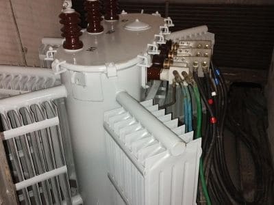 Instalação de transformadores