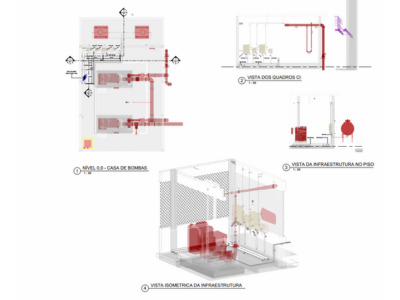 Projeto Elétrico em Revit para Industria
