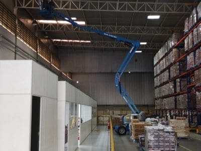 Serviços elétricos para centros logísticos